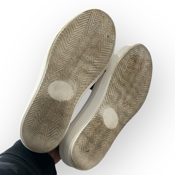 Black Leather Gold Toe Mules Sz 5.5 - Picture 6 of 10